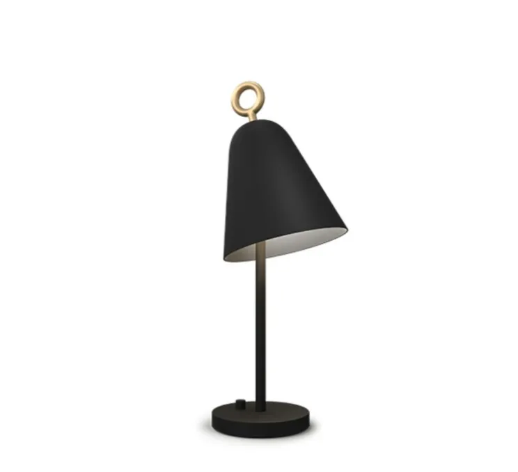Lampe à poser, Bella, noir, Ø20cm, H58,1cm - Herstal