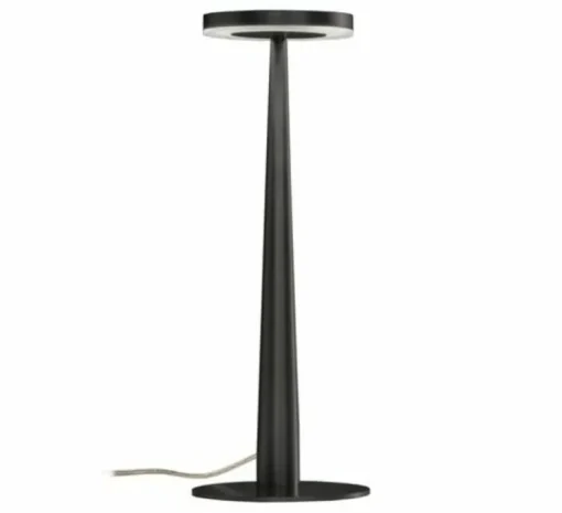 Lampe à poser, Bella, noir, LED, 2700K, 388LM, Ø12cm, H31,6cm - PANZERI