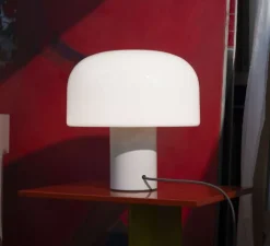 Lampe à poser, Bellhop Glass T, blanc, Ø33cm, H33,9cm - Flos