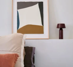 Lampe à poser, Bicoca, LED, dimmable, rouge, H22,5cm - Marset