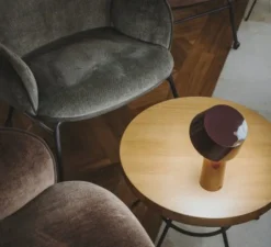 Lampe à poser, Bicoca, LED, dimmable, rouge, H22,5cm - Marset