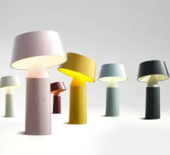 Lampe à poser, Bicoca, LED, dimmable, anthracite, H22,5cm - Marset