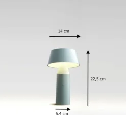 Lampe à poser, Bicoca, LED, dimmable, anthracite, H22,5cm - Marset