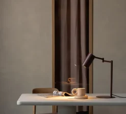 Lampe à poser, Bilbao, burgundy, L35cm, H47,5cm - It's about Romi