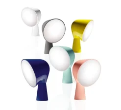 Lampe à poser, Binic, bleu, Ø22cm, H24cm - Foscarini