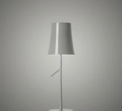 Lampe à poser, Birdie Grande, gris, L25cm, H70cm - Foscarini