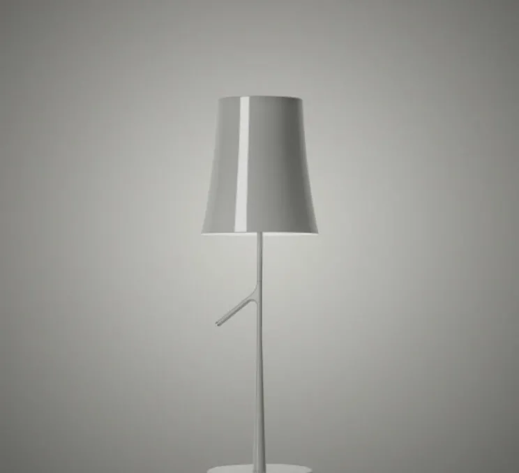 Lampe à poser, Birdie Grande, gris, L25cm, H70cm - Foscarini