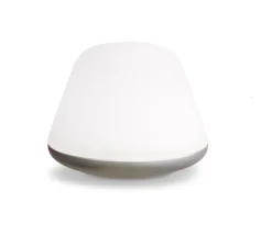 Lampe à poser, Bloom, argent, Ø38cm, H30,3cm - Herstal