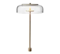 Lampe à poser, Blossi in-set, laiton, transparent, LED, dim, 2700K, 460 lm, Ø23cm, H42,6cm - Nuura