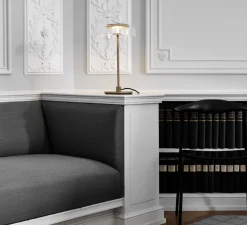 Lampe à poser, Blossi, or, transparent, Ø23cm, H44cm - Nuura