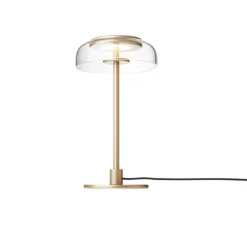 Lampe à poser, Blossi small, or nordique, transparent, LED, dim, 2700K, 463 lm, Ø17cm, H33cm - Nuura
