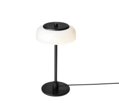 Lampe à poser, Blossi small, noir, opal, LED, dim, 2700K, 463 lm, Ø17cm, H33cm - Nuura
