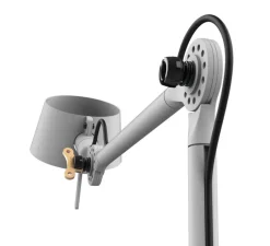 Lampe à poser, Bolt10, blanc brume, LED, dim, 2700K, 640 lm, L10cm, H59,6cm - Tonone