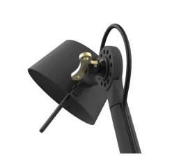 Lampe à poser, Bolt10, noir ombré, LED, dim, 2700K, 640 lm, L10cm, H59,6cm - Tonone