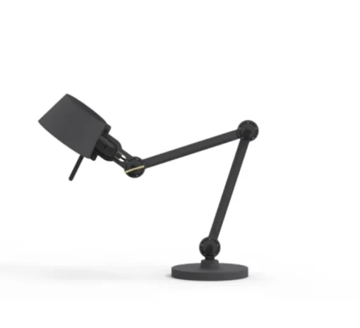Lampe à poser, Bolt petit, gris, laiton, L57cm, H29cm - TONONE