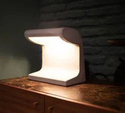 Lampe à poser, Borne Béton Mini, LED, 3000K, 1920lm, L30cm, H31cm - Nemo Lighting
