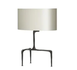Lampe à poser, BRAQUE, gris colombe, L40cm, H53,5cm - Cto lighting
