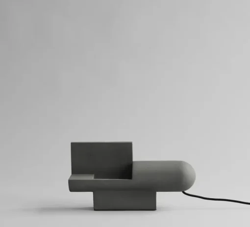 Lampe à poser, Brutalist, gris, L40cm, H21cm - 101 Copenhagen