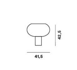 Lampe à poser, Buds 2, blanc chaud, Ø41,5cm, H42cm - Foscarini