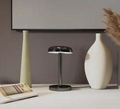 Lampe à poser, Cabriolette table, noir, LED, dim, 2700K, 1119 lm, Ø15,5cm, H28cm - Martinelli Luce