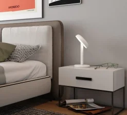 Lampe à poser, Cabriolette table, blanc, LED, dim, 2700K, 1119 lm, Ø15,5cm, H28cm - Martinelli Luce