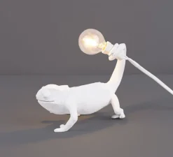 Lampe à poser caméléon, Chameleon Lamp Still, blanc, L17cm, H14cm - Seletti
