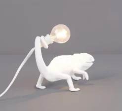Lampe à poser caméléon, Chameleon Lamp Still, blanc, L17cm, H14cm - Seletti