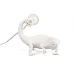 Lampe à poser caméléon, Chameleon Lamp Still, blanc, L17cm, H14cm - Seletti