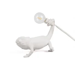 Lampe à poser caméléon, Chameleon Lamp Still, blanc, L17cm, H14cm - Seletti