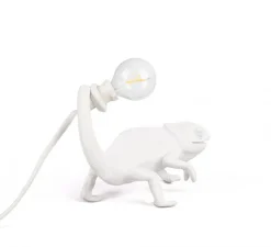 Lampe à poser caméléon, Chameleon Lamp Still, blanc, L17cm, H14cm - Seletti