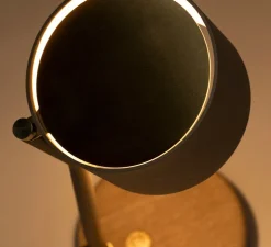 Lampe à poser, CANOPEE, Vert olive, L16cm, H37cm - JURIE & JARRE