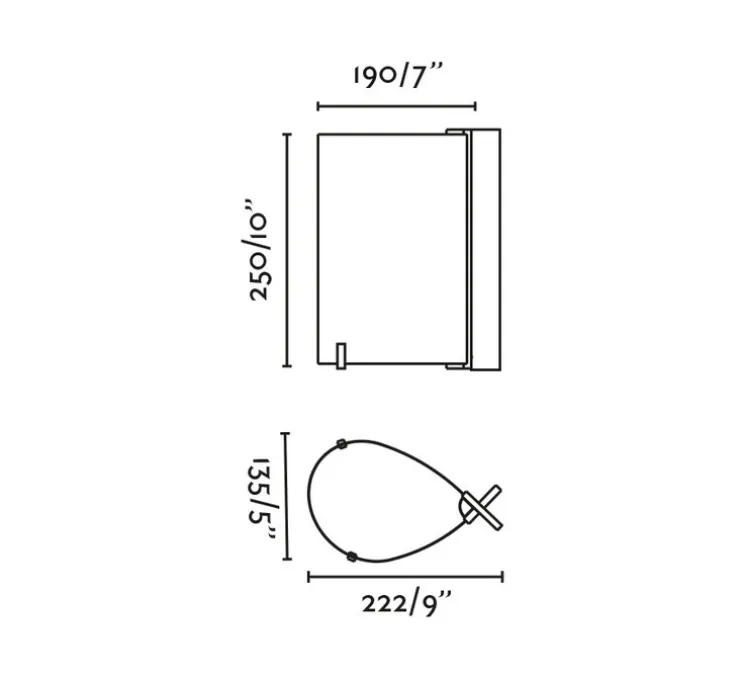 Lampe à poser, Cata, frȇne noir, LED, 2200K, 80 lm, L13,5cm, H25cm - Faro