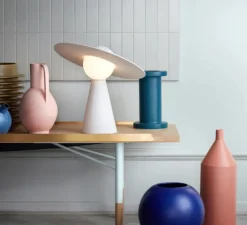 Lampe à poser, Ceramic, blanc, L33cm, H11,2cm - Moebe