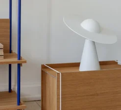 Lampe à poser, Ceramic, blanc, L33cm, H11,2cm - Moebe