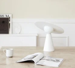 Lampe à poser, Ceramic, blanc, L33cm, H11,2cm - Moebe