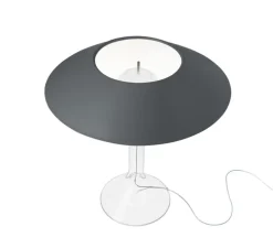 Lampe à poser, Chapeaux M, gris, LED, dim, 2700K, 900 lm, Ø44cm, H47cm - Foscarini