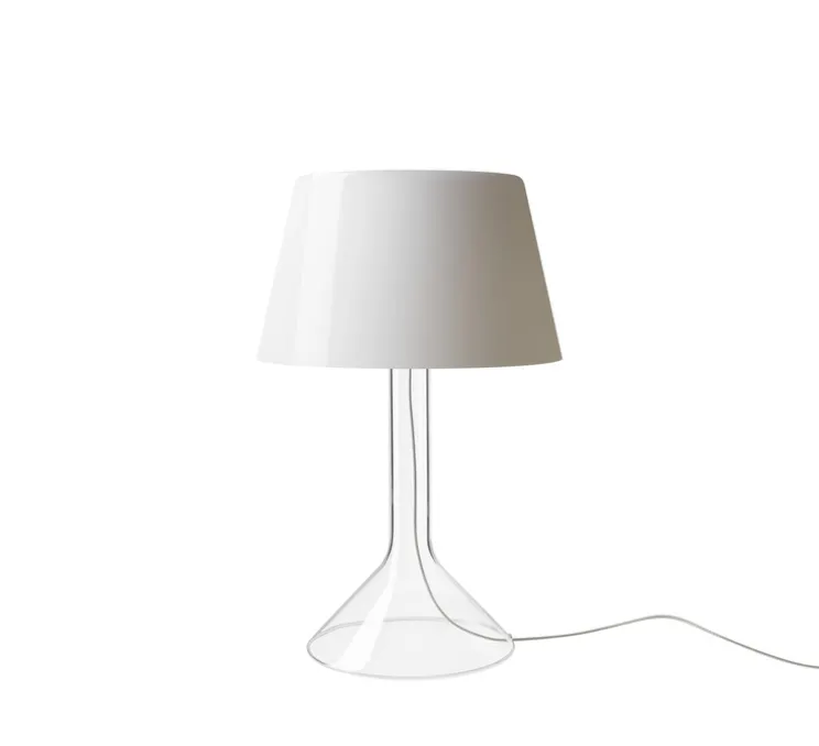 Lampe à poser, Chapeaux V, blanc, LED, dim, 2700K, 900 lm, Ø29cm, H47cm - Foscarini