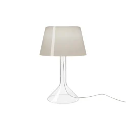 Lampe à poser, Chapeaux V, gris, LED, dim, 2700K, 900 lm, Ø29cm, H47cm - Foscarini