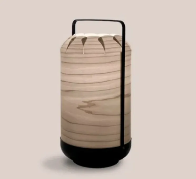 Lampe à poser, Chou Tall, gris, Ø21,5cm, H40cm - LZF