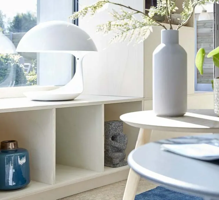 Lampe à poser, Cobra, blanc, H40cm - MARTINELLI-LUCE