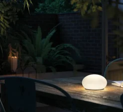 Lampe à poser, Codul, blanc, IP44, LED, dim, 3000K, 200 lm, Ø13cm, H7,2cm - MDC