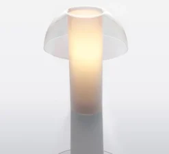 Lampe à poser, Colette 50, transparent, Ø42cm, H49,5cm - Pedrali