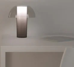 Lampe à poser, Colette, gris fumé, Ø25cm, H29,5cm - Pedrali