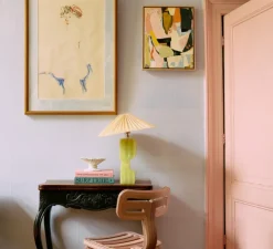 Lampe à poser, Column, vert citron, L12.5cm, H43.5cm-HKLIVING