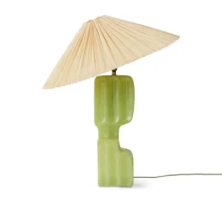 Lampe à poser, Column, vert citron, L12.5cm, H43.5cm-HKLIVING