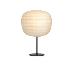 Lampe à poser, Common Lamp base peach, blanc & noir, Ø44cm, H67cm - HAY