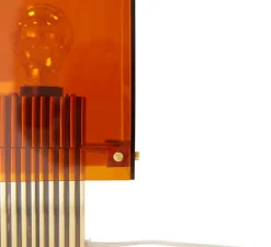 Lampe à poser, Corner, laiton, marron, Ø16cm, H35,5cm - HK Living