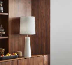 Lampe à poser, Cosiness, blanc, Ø40cm, H101cm - Market Set