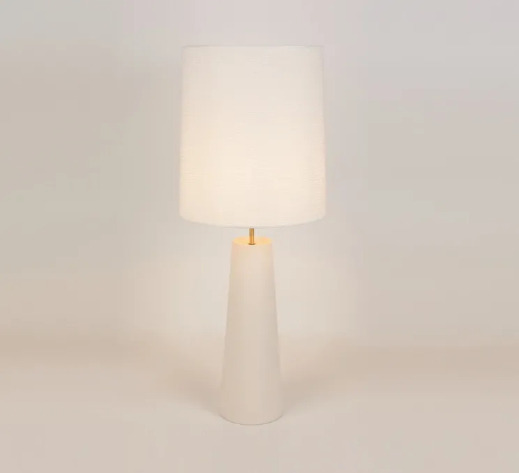 Lampe à poser, Cosiness, blanc, Ø40cm, H101cm - Market Set