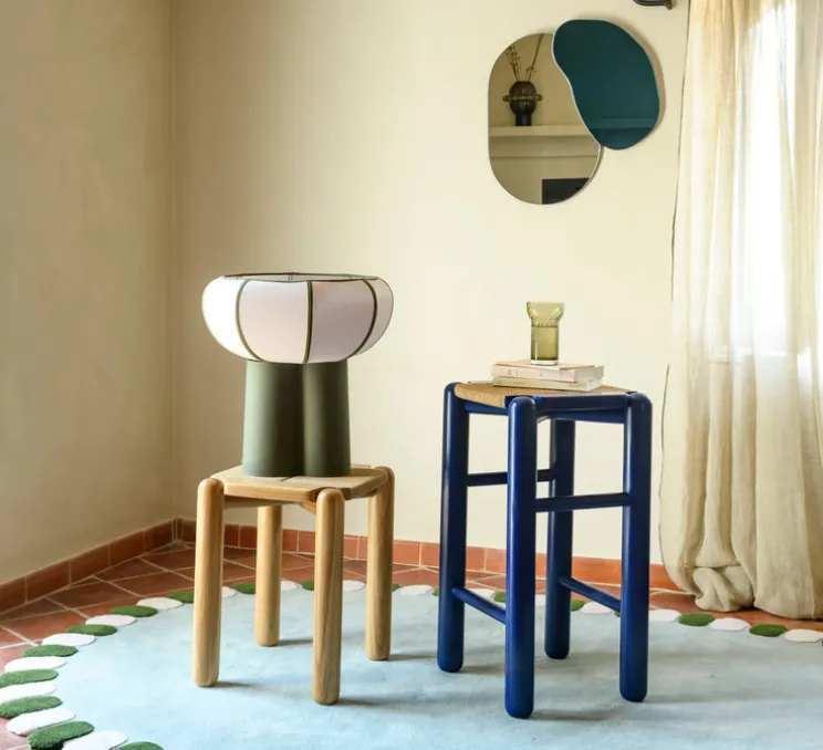 Lampe à poser, Couqueto, vert romarin, Ø45cm, H44,5cm - Margaux Keller Collections